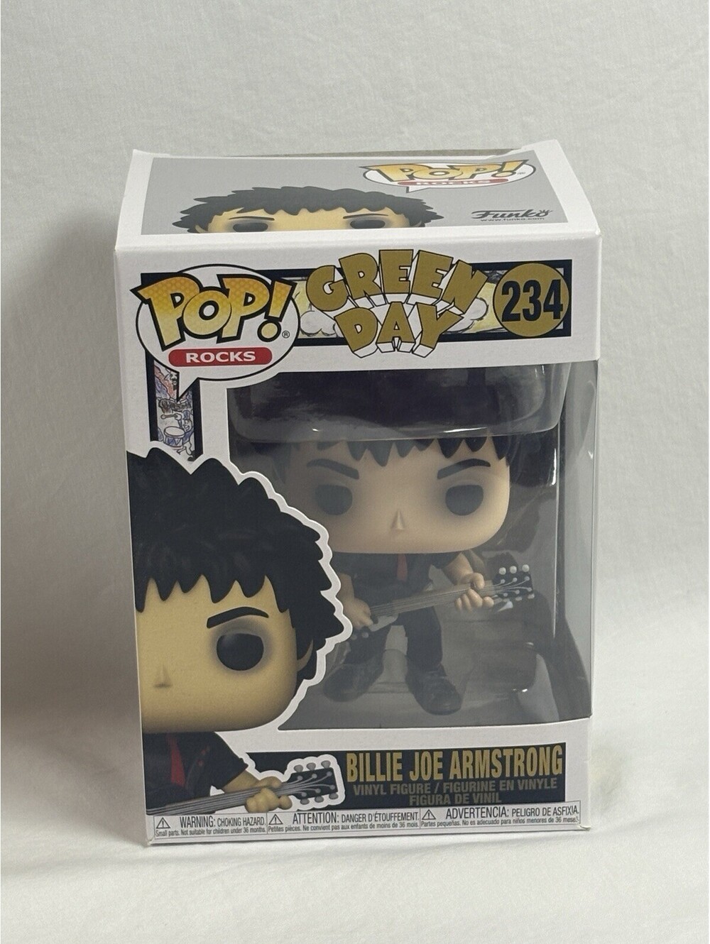 Funko Pop! Rocks Green Day Billie Joe Armstrong #234 Vinyl Figure w/ Protector